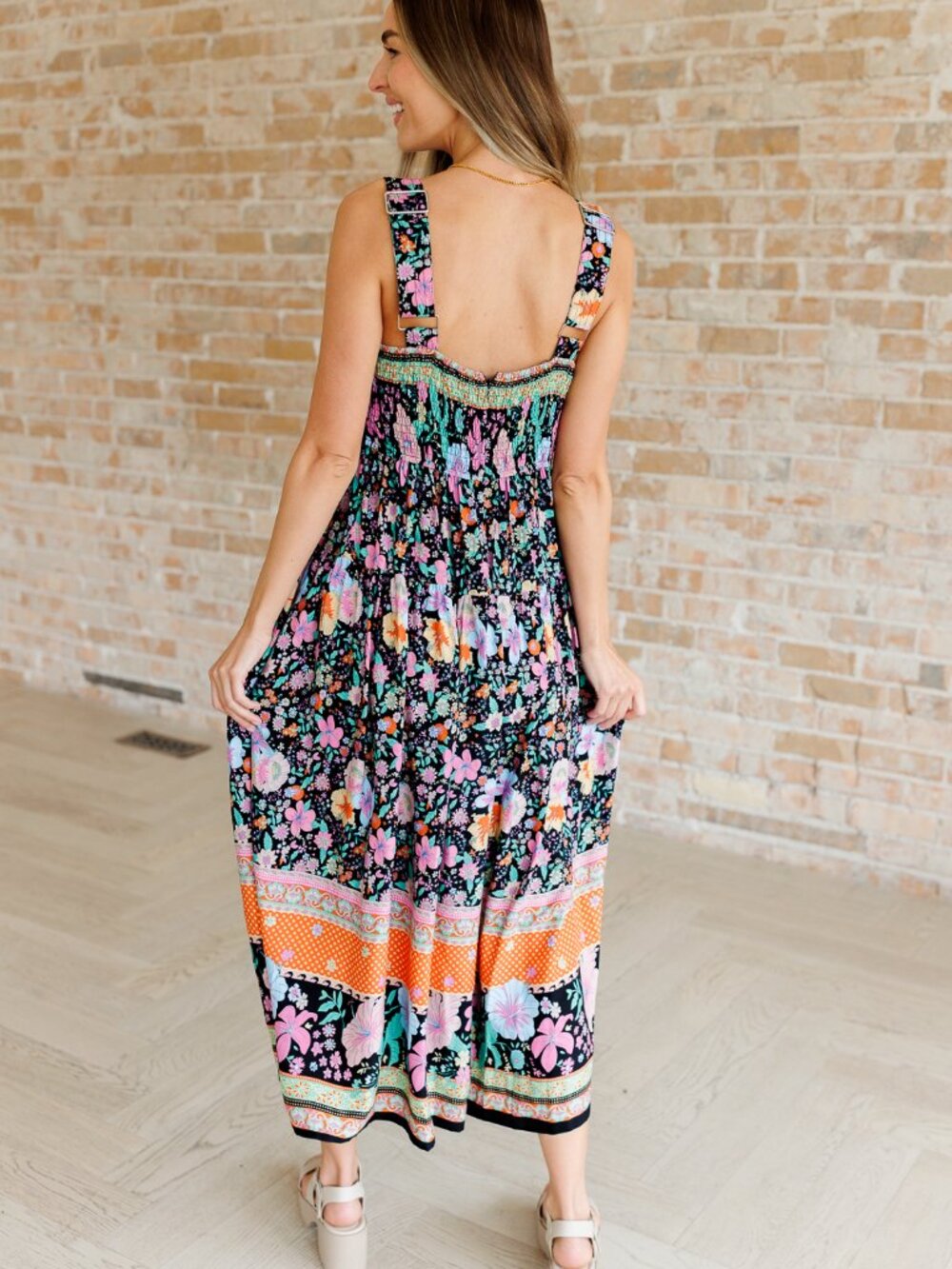 Black Floral Dress - Size Small - Picture 17 of 17